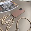 Crossbody Necklace Strap Lanyard Cord Soft Silicone Case For IPhone 16 Pro Max 15 14 13 12 Mini 11 XR X XS Max 8 Plus Marble Wristband Chain Cover