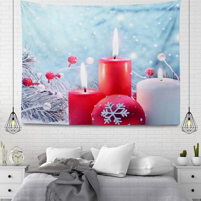 Серия подвесных тканевых гобеленов в рождественском стиле