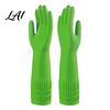 Warm Rubber Gloves for Winter Fleece Waterproof Natural Gloves Lined Dishwashing Latex Household Cleaning Work Non-Slip Grip Long Cuff Kitchen