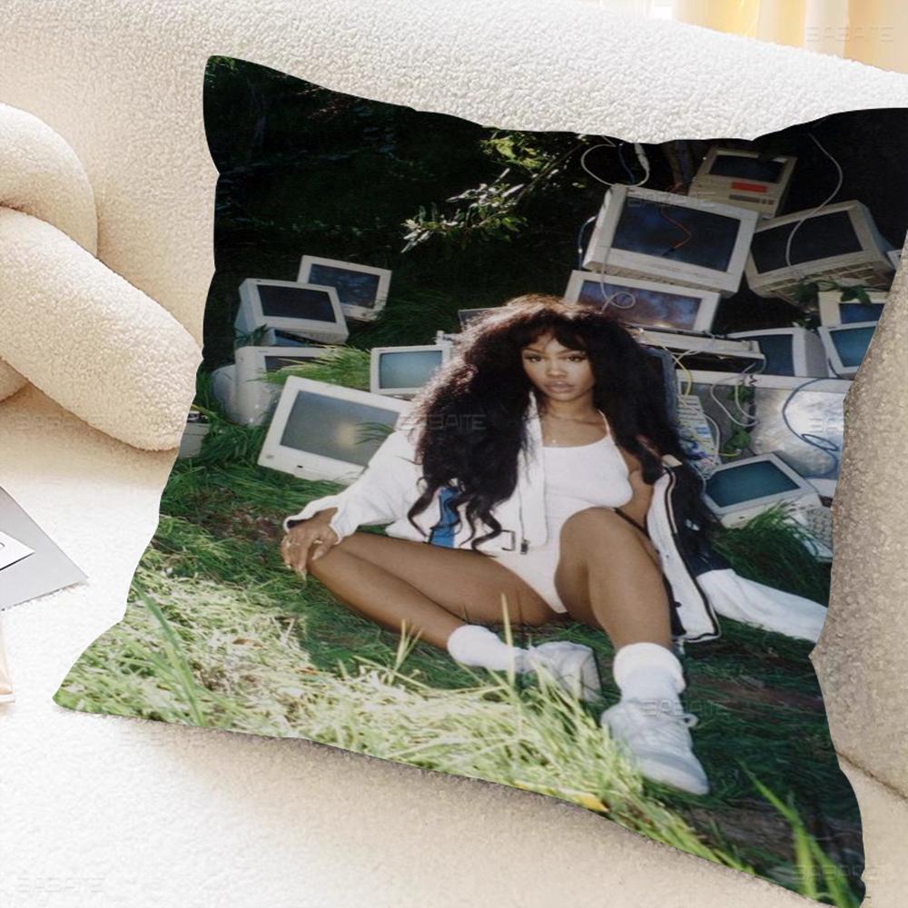 S-SZA GIRL Personalized Pillow Cover Kids Bedroom Wild Party Decor Pillowcase Kid Birthday Shower Gift