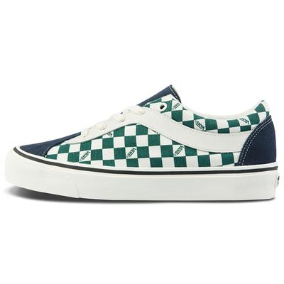 Яркие Vans VN0A3WLP5E1 в зелено-белую шашечку