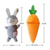 Cross-border New Style Plush Pet Dog Toy Dolphin Sounding Sniffing Puzzle Stress-relief Training Food-hiding Supplies