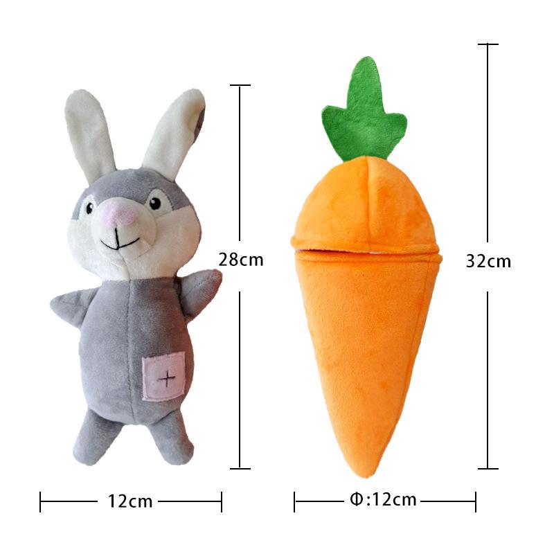 Cross-border New Style Plush Pet Dog Toy Dolphin Sounding Sniffing Puzzle Stress-relief Training Food-hiding Supplies