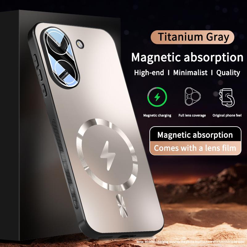 Чехол для Xiaomi POCO X8 Pro Жесткий AG Матовый Магнитный беспроводная зарядка Защитная задняя крышка Чехол Для POCO X8 Max X8Pro Корпус