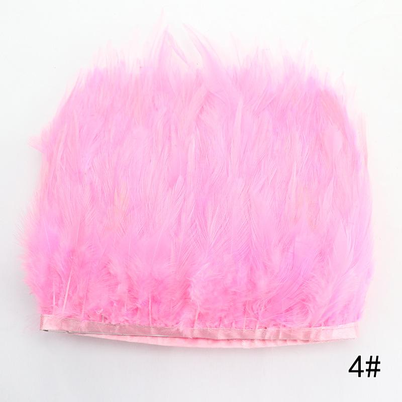 Feather Cloth Strip 10-15Cm Stage Performance Clothing Accessories Rooster Hair Cloth Edge Feather Strip