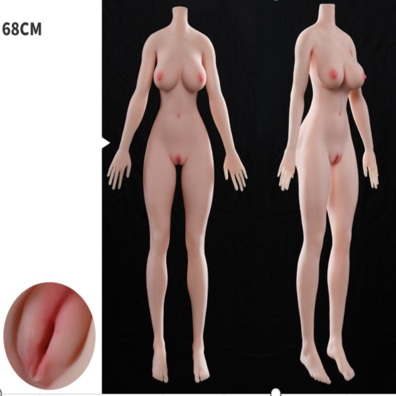 68cm Men's Sex Doll Anime Love Doll PVC TPE Soft Maid Cosplay Japanese Style Erotic Adult Sex Toy