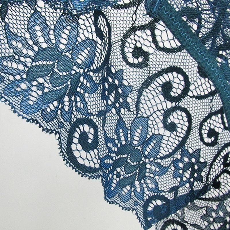 Embroidered Lace Panties Transparent Sexy Low Waist Underwear Ladies Girls Soft Breathable Briefs