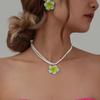 Bohemia Flower Necklaces Earrings Beach Necklaces Bohemia Style Jewelry  Party