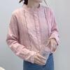Fine Elegant Blouses for Women Boho Long Sleeve Lace Embroider Hollow Out Blouses for Lady Shirts Fashion Women's Clothing