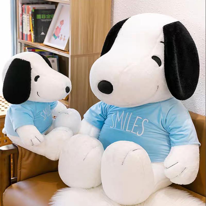 New 35cm Cartoon Cute Snoopy Plush Toy Pillow Sofa Back Plush Doll Gifts For Children birthday gift