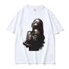 90s Print Graphic T Shirt Men Women Hip Hop Vintage Short Sleeve T-shirts Cotton Oversized Streetwear Casual Summer Unisex Loose Top