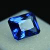 Natural BLUE Flawless Sapphire 9.80 Ct Emerald Cut Making Jewelry Loose Gemstone