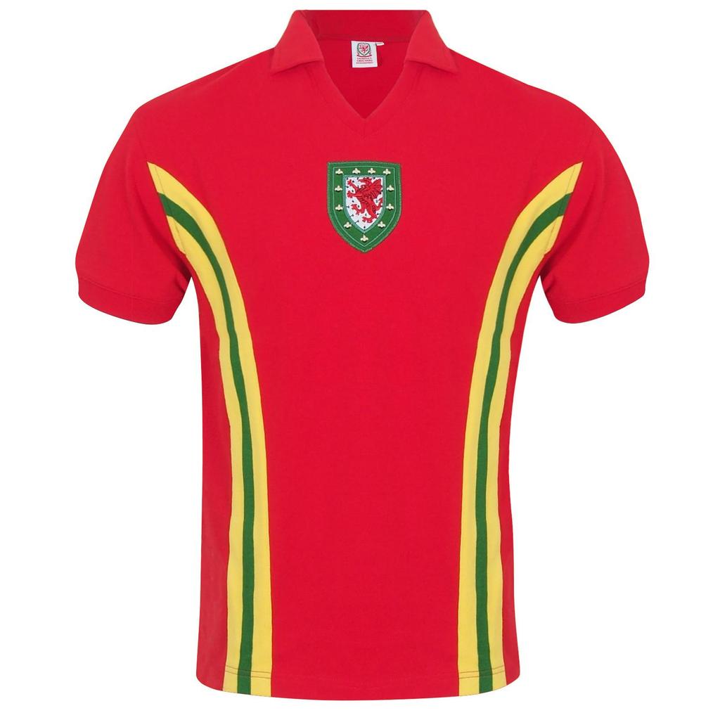 FA Wales Mens 1976 John Toshack Retro Away Shirt