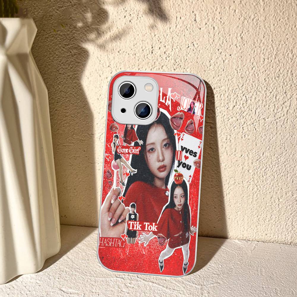 Популярная K-pop группа L-Loona Y-Yves Для iPhone 14 13 12 Mini 11 Pro XS Max X XR 14 Plus Защитное стекло