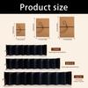 Мини кожаный фотоальбом с аккордеоном, 34 складных страницы и эластичная застежка для надежного хранения фотографий