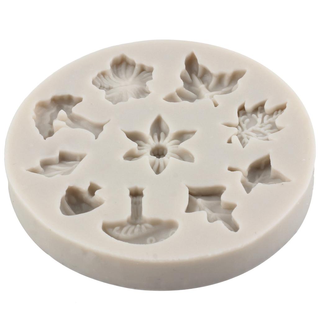 Цветочные листья, силиконовые формы, сделай сам, кекс, топпер, формы для помадки, конфеты, шоколад, форма для мастики, инструменты для украшения торта, глиняные формы