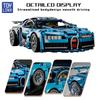 ToylinX 1:14 Supercar Building Block Toy Optional Power Group 14+ Technology Design Christmas Gift for Adults and Kids With Box