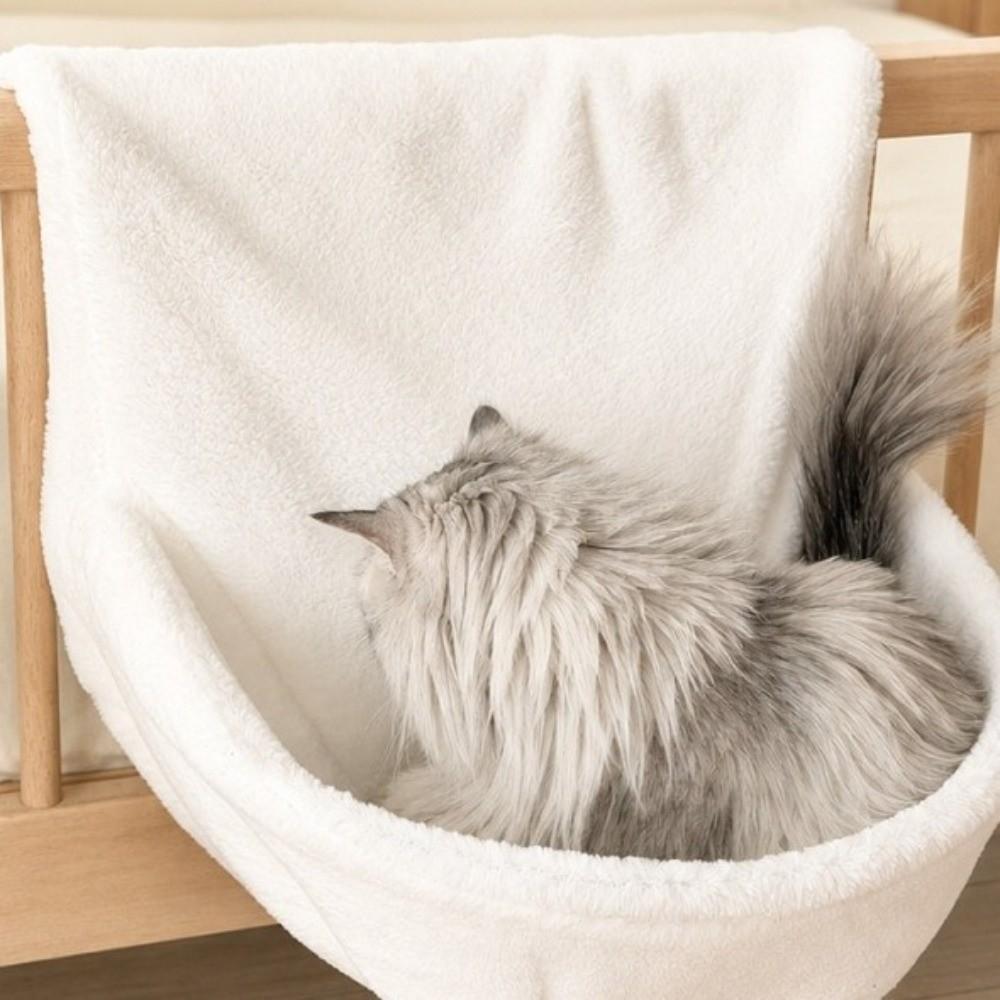Iron Frame Radiator Cat Hammock Semicircle Cat Sleeping Bag Cozy Hanging Cat Bed Multi-scene Use