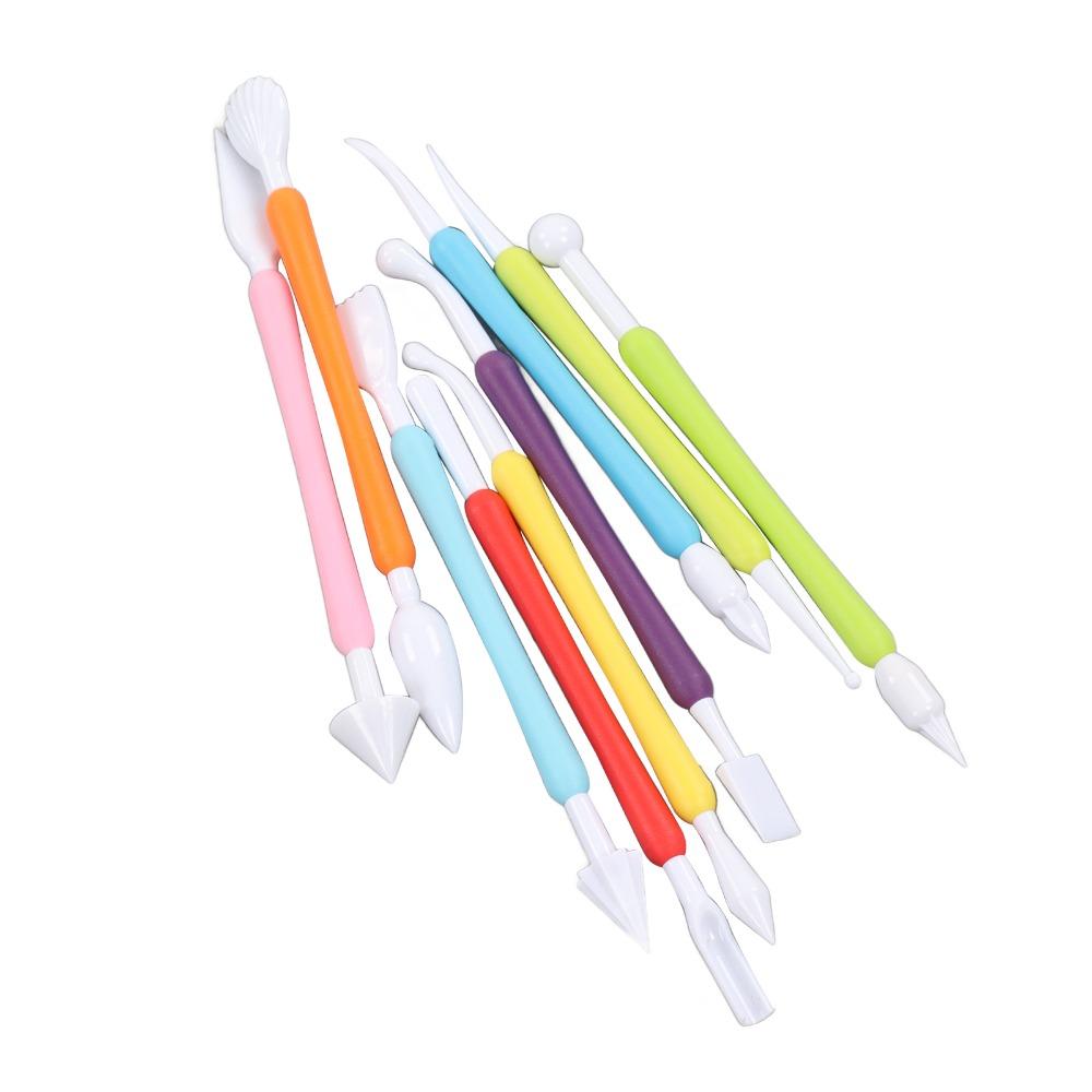 5pcs Ultralight Fondant Modeling Tools PP Polymer Clay Tools Home Kitchen DIY Baking