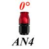 AN4 AN6 AN8 AN10 AN12 Для Поворотных Шлангов PTFE Масляных Топливных Фитинг Прямой 0°/45°/90°/180° Многоразовый Фитинг Шланга Адаптер