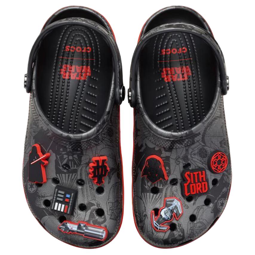 Crocs Star Wars X Классические клоги Темная сторона Ретро клоги Унисекс клоги Черные 211508-90H