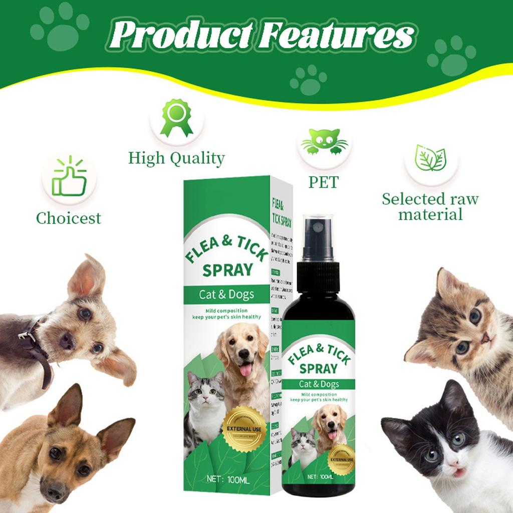 Pet Flea And Tick Spray100ml