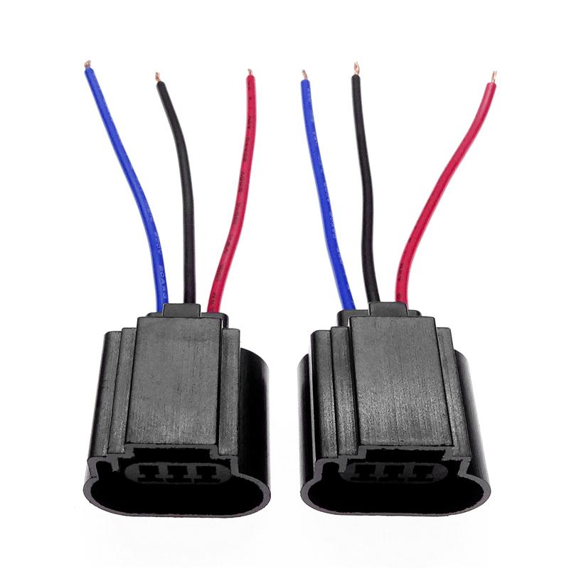 2 шт. ABS автомобильные удлинители для фар адаптеры держатель жгута проводов для H13 гнездовой разъем кабеля автомобильные аксессуары