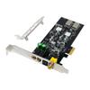 Профессиональная звуковая карта PCIe с поддержкой формата AES EBU IEC60958 и портом для наушников и микрофона на передней панели