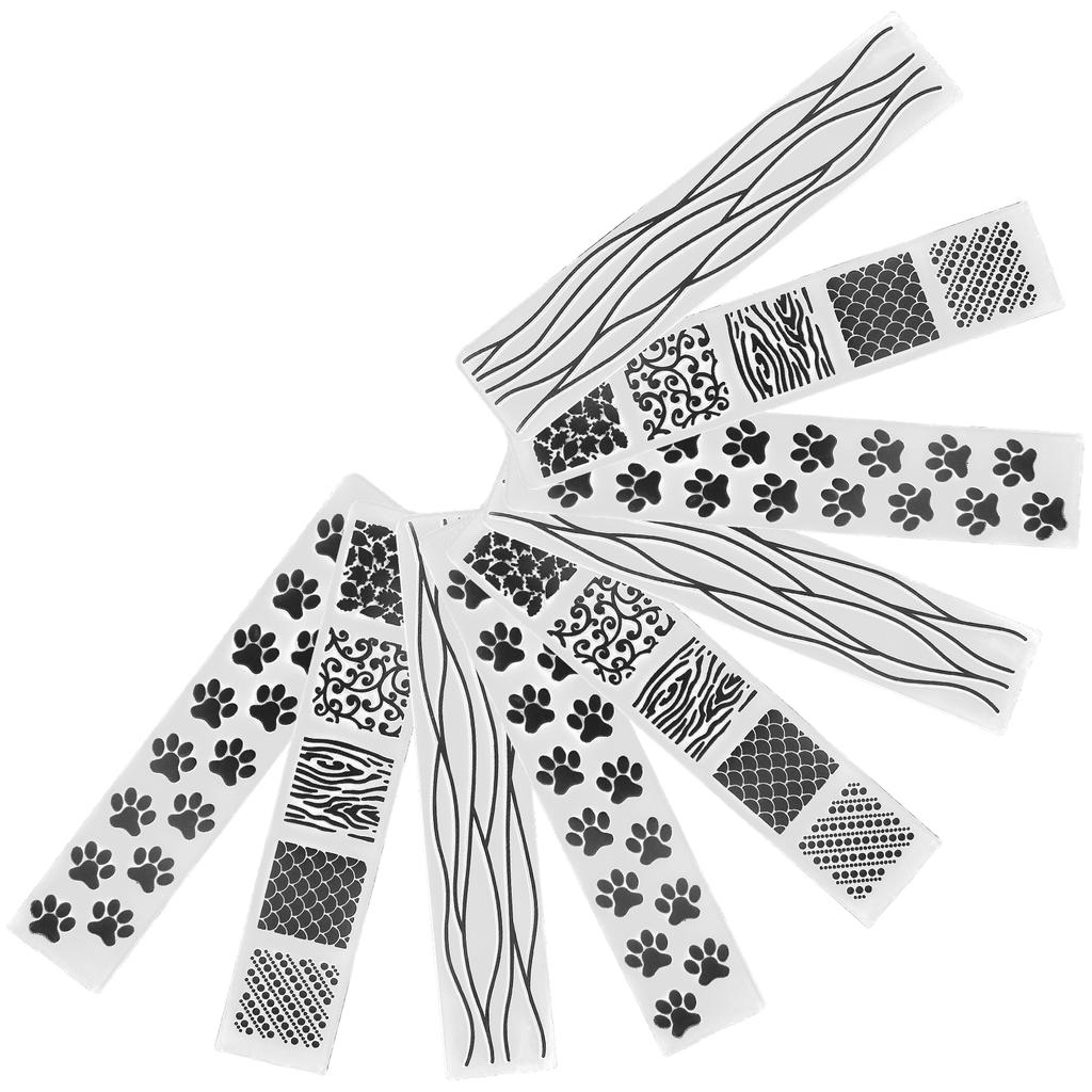 9 шт. Пластиковые папки для тиснения Тисненный шаблон Сделай сам Изготовление открыток Скрапбукинг Инструменты для бумажного творчества