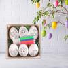 Easter Eggs DIY Painting Crafts Eggs, Paintable Party Favors for Tables, Gifts, Shops
