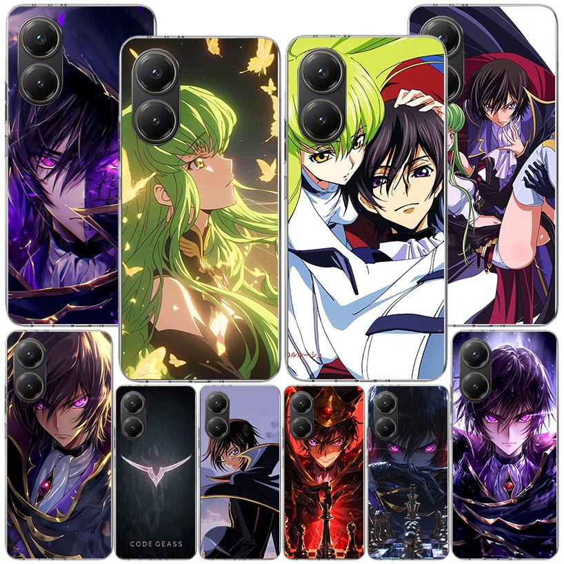 Code Geass Anime Phone Case For Xiaomi Poco X7 X6 X5 Pro F7 Ultra Redmi 15C 15 13C 13 12C 12 10 10A 10C 9 9A 9C 9T Cover Poco X7