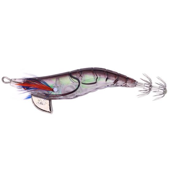 Artificial Lure Shrimp Fake Bait with Sharp Hook Realistic Looking Bright Color Lightweight Portable Bionic Bait Hard Lure