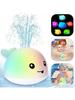 Игрушки для купания малышей, Игрушки для ванны для детей от 1 до 3 лет, Светящийся кит-брызгалка для ванны, Водный стол для бассейна, Игрушки для младенцев 6-12-1