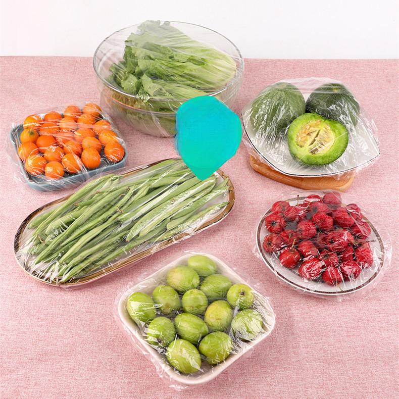 Одноразовая пластиковая пленка для домашнего холодильника, сумка для пищевых продуктов с защитой от запаха, чехол для кухонных остатков, крышка для миски