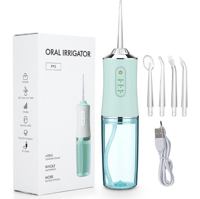Портативный электрический ирригатор для ухода за полостью рта и зубами