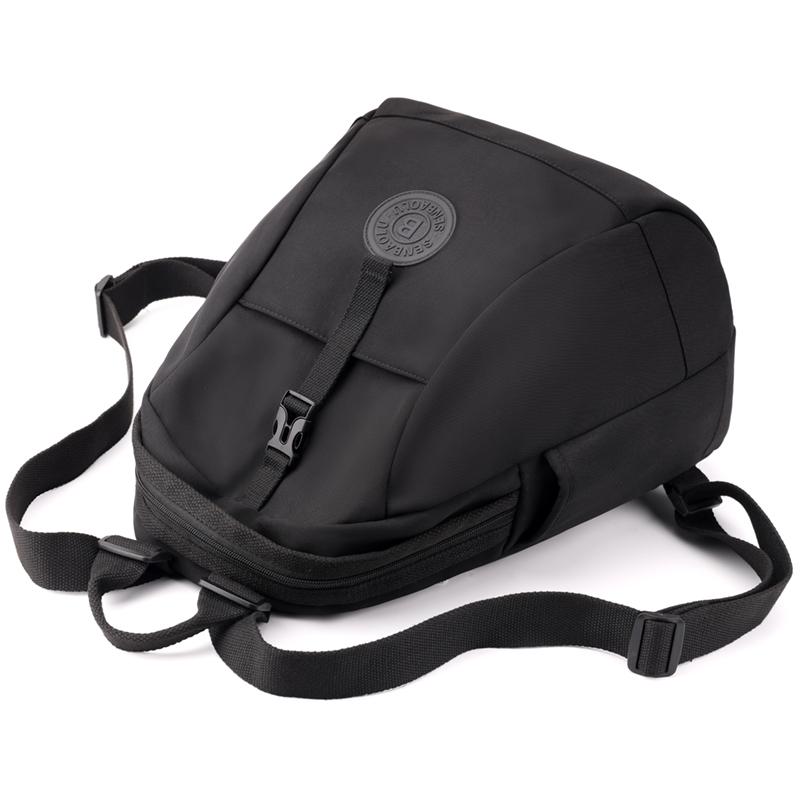 Рюкзак однотонный женский большой вместимости дорожная сумка