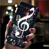 Phone Case for Google Pixel 7 Pro 7 6A 6 Pro 5A 4A 3A Pixel 4 XL Pixel 5 6 4 3 XL 3A XL 2 XL Notes Violin Music Case Funda