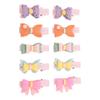 20pcs Dog Bowknot Double Layer Hairpins Pet Bow Hairpin for Long Hair Pets Dogs Cats