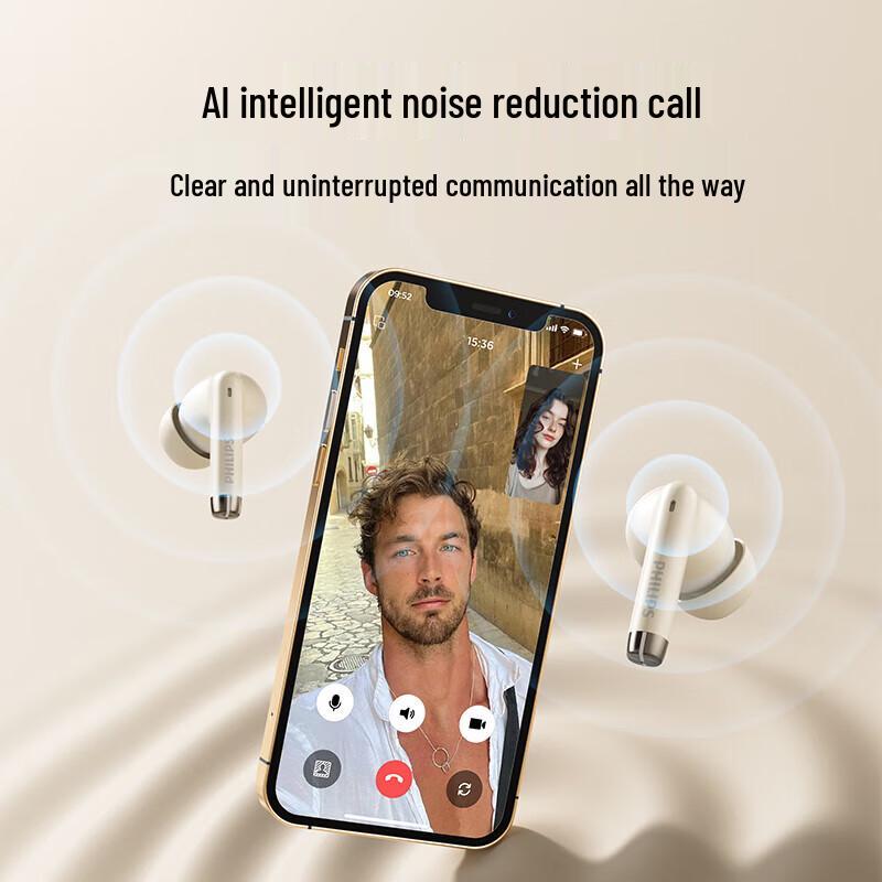 Беспроводные наушники Philips TAT2020 с шумоподавлением