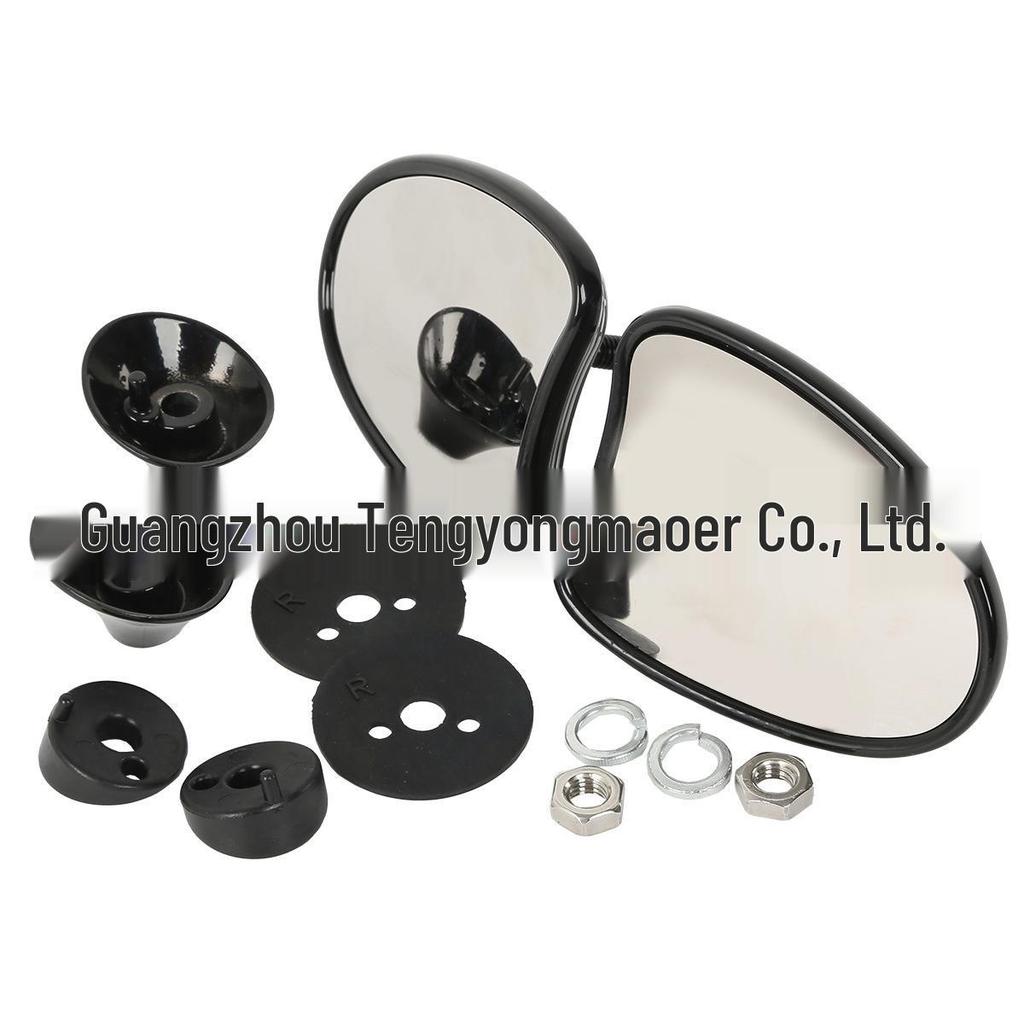 Pair of Rearview Mirror Reflectors for Modified Motorcycles (2014-2016)