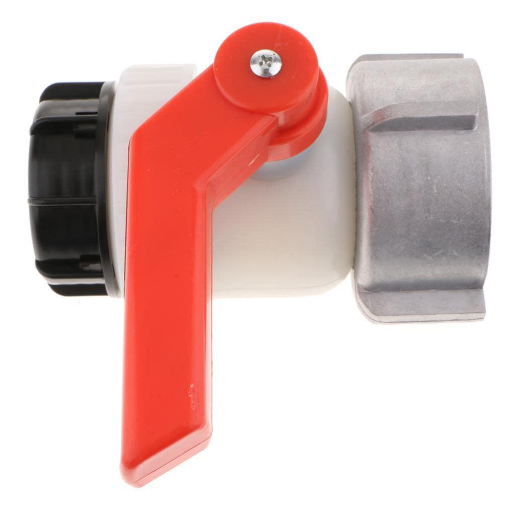 Replacement Tap Aluminum Alloy IBC Tank Adapter With 80mm Inlet And 50mm Outlet Portable Accessory for Efficient Flows