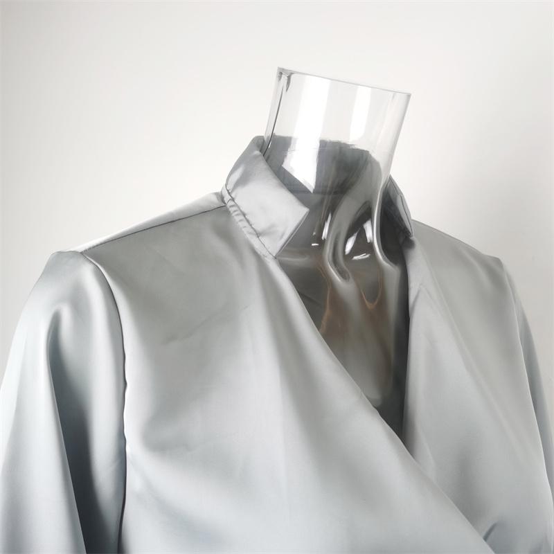 Blusas mujer de moda 2022, летний топ, женские рубашки, женская зелено-белая рубашка, блузки, топы, шикарная женская блузка с длинными рукавами