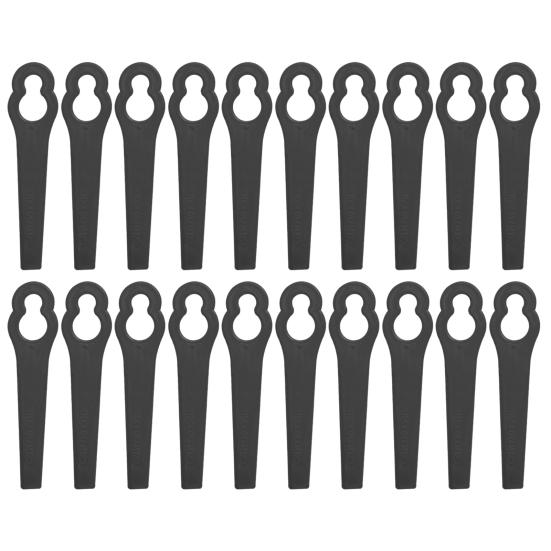 20/50/100Pcs Mower Cutter Blades Ergonomic Design Universal Simple Installation Lawnmower Plastic Cutting Blade Parts Kit