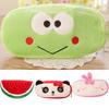 Cute Watermelon Frog Panda Rabbit Soft Pencil Pen Case Makeup Pouch Phone Bag
