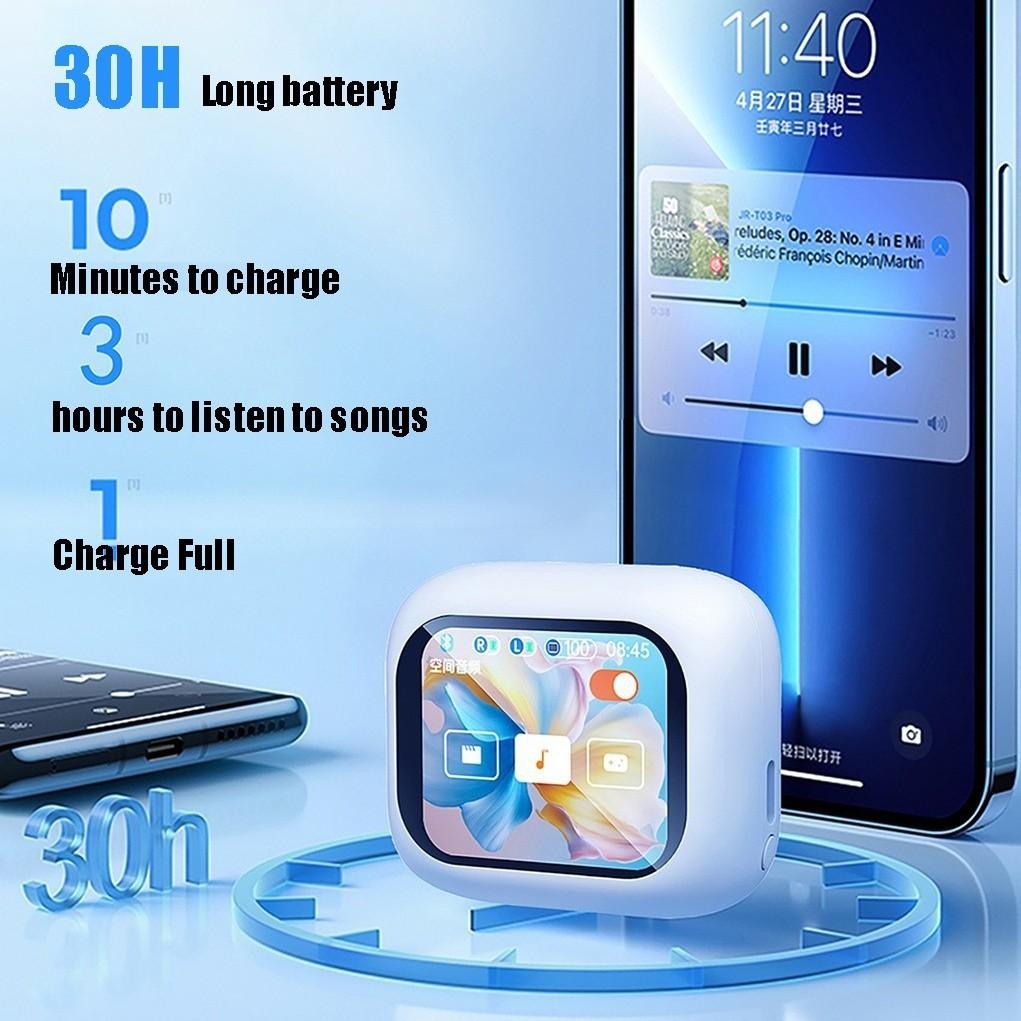 Новая игровая гарнитура с сенсорным экраном, спортивные наушники Bluetooth с шумоподавлением