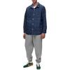 Levis Reversible Button-Down Collar Loose Long Sleeve Jacket Men Jackets Blue A8553-0000