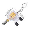 EZBUYGO Retractable Fishing Keychain with Steel Wire, 5.5 x 5 cm