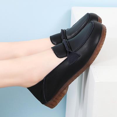 Женские повседневные кожаные туфли лоферы мокасины обувь для ходьбы балетки