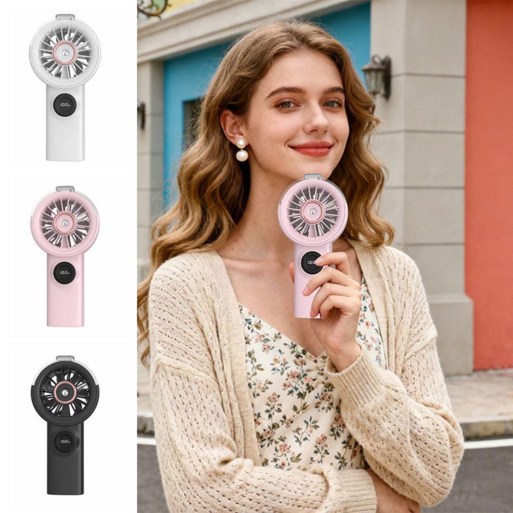 Portable Cooling Spray Fan Water Cooling Mini Cooling Fans Handheld Misting Fan Outdoor