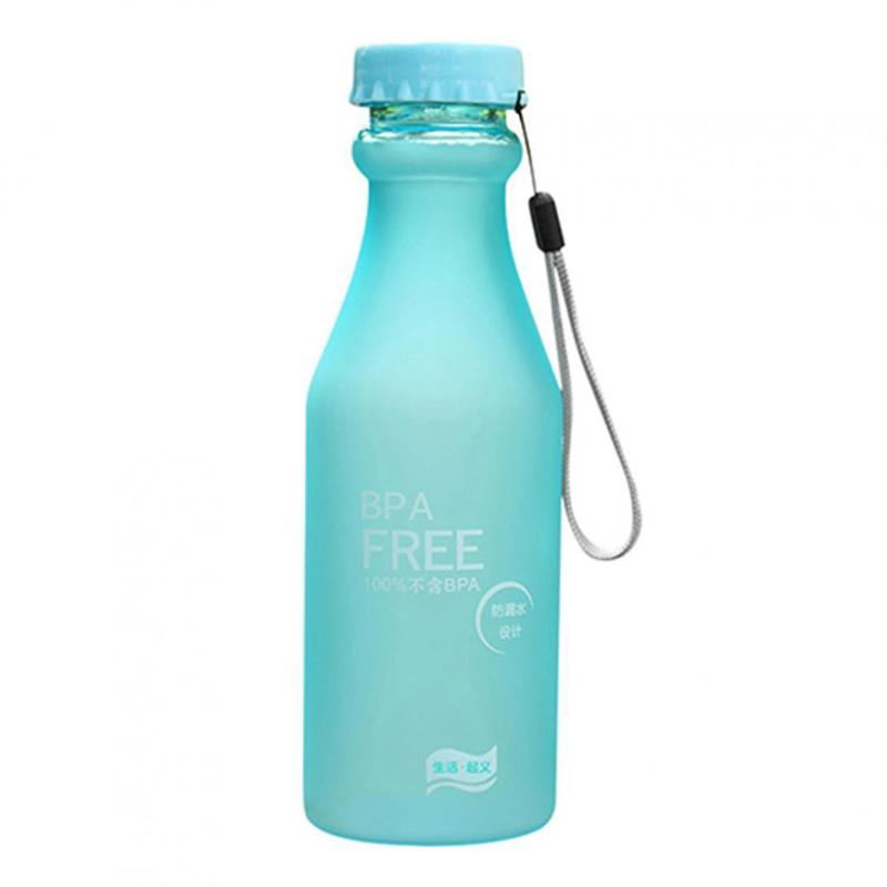 550ml Leakproof Sport Water Bottle Portable Outdoor Travel Healthy Drinking Cup